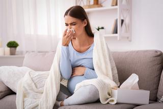 Przeziębienie w ciąży - ból gardła w ciąży - 7 rad dla przeziębionych mam