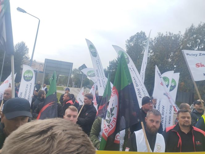 Wielka blokada Jastrzębia-Zdroju. Protest górników i hutników. Miasto stoi