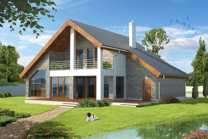 Tradycyjna architektura z nowoczesnymi dodatkami