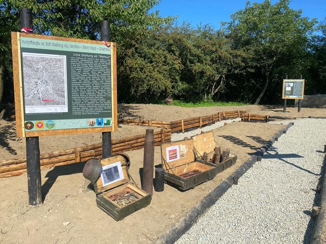 Skansen fortyfikacji polowych w Barcicach 