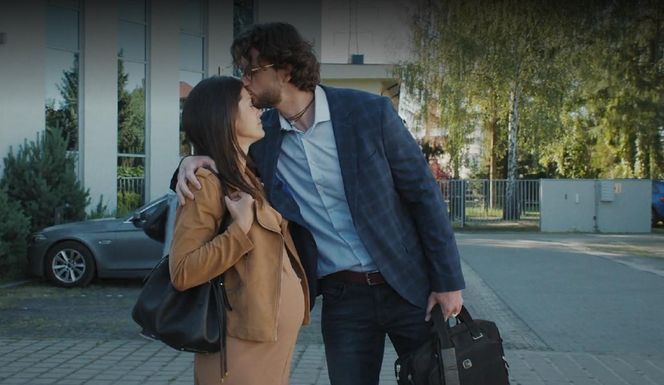 M jak miłość odc. 1887. Kasia (Paulina Lasota), Mariusz (Mateusz Mosiewicz)