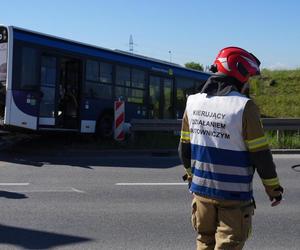 Kraksa autobusów w Nowej Hucie. Nie żyje 61-letni kierowca MPK