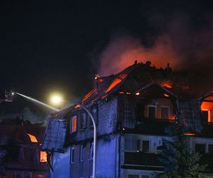 Pożar w Ząbkach.