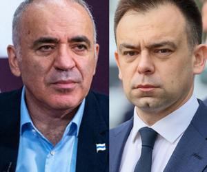 Minister Domański zagrał w szachy z legendarnym mistrzem. Pokonał Kasparowa?