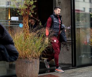Piłkarze wyjechali na mecz Polska - Litwa
