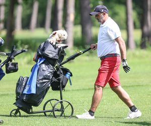 Michał Probierz na polu golfowym
