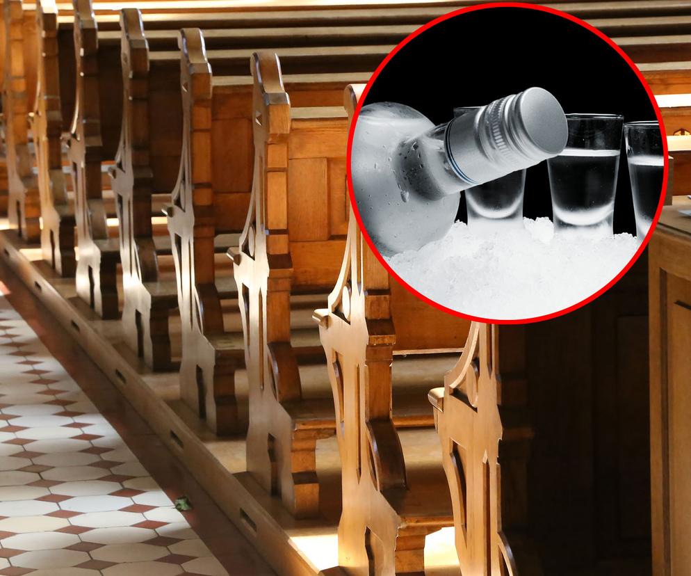 Zamiast wina mszalnego poili się wódką. Libacja alkoholowa w kościele zszokowała wiernych i kapłanów