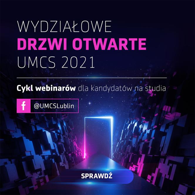 Zbliżają się Wydziałowe Drzwi Otwarte na UMCS. Zobacz harmonogram