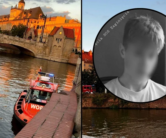 Zaginiony Adam nie żyje. Jego ciało wyłowiono z Odry we Wrocławiu
