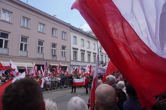 "Wielki marsz za Polską" Karola Nawrockiego 25.05.2025