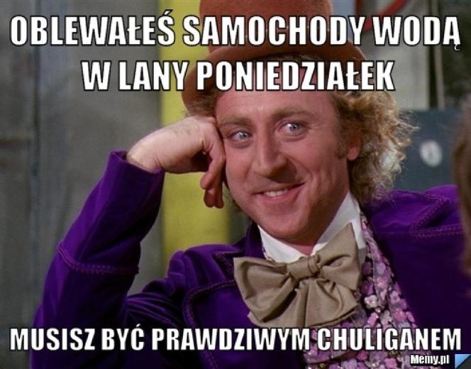 Ten poniedziałek będzie mokry! Najlepsze MEMY na śmigus-dyngus!