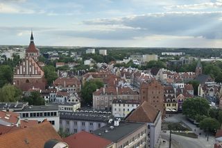 Olsztyn z lotu ptaka. Tak wygląda miasto z wieży ratuszowej