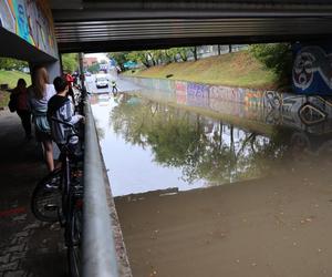 Warszawa zalana po burzy