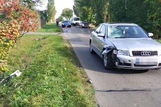 Audi huknęło w rowerzystę. 68-latek zginął na miejscu