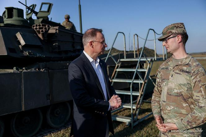 Andrzej Duda w Fort Stewart