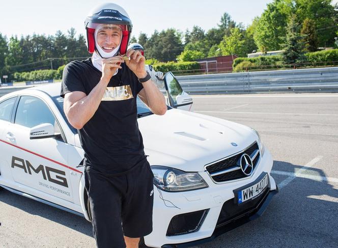 Robert Lewandowski na AMG Driving Academy