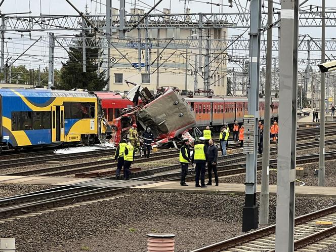 Wypadek w Gdyni Główne. Zderzyły się pociągi