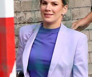 Marta Nawrocka zastosowała color blocking