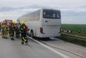 Pożar autokaru przewożącego dzieci na A4! Dramatyczne sceny pod Wrocławiem