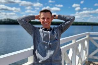 Marcin Mroczek (Piotrek w M jak miłość) podczas weekendu czerwcowego