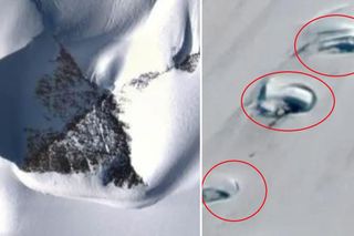 Znalezisko w Górach Ellswortha. Zdjęcia satelitarne