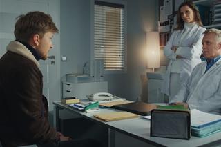 M jak miłość odc. 1731. Łukasz (Jakub Józefowicz), Ewa Kalinowska (Anna Kerth), Artur Rogowski (Robert Moskwa)