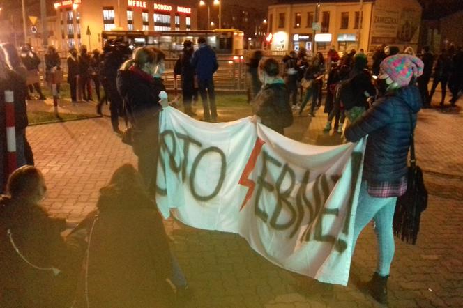 Protest kobiet w Kielcach 