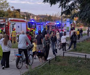 Pożar przy Żwirki i Wigury