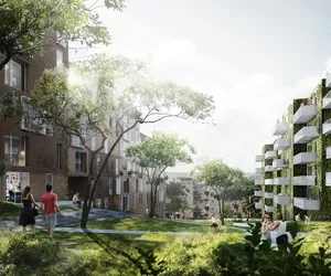 Osiedle mieszkaniowe w Danii