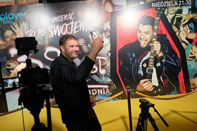 39 i pół tygodnia. Darek (Tomasz Karolak). Spotkanie prasowe