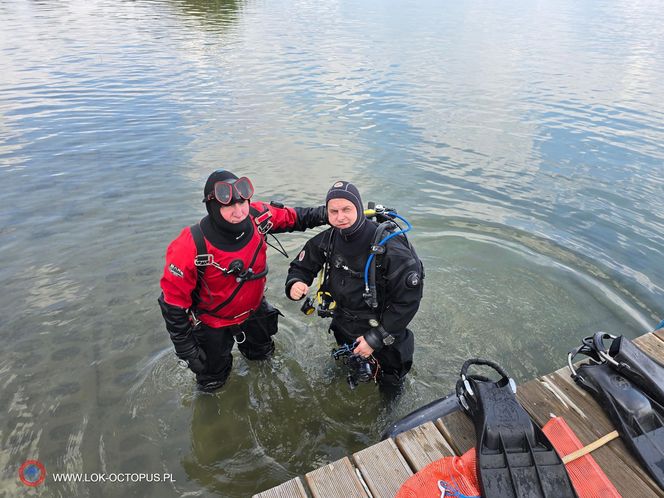 jezioro Tarnobrzeskie Niezwykła akcja płetwonurków
