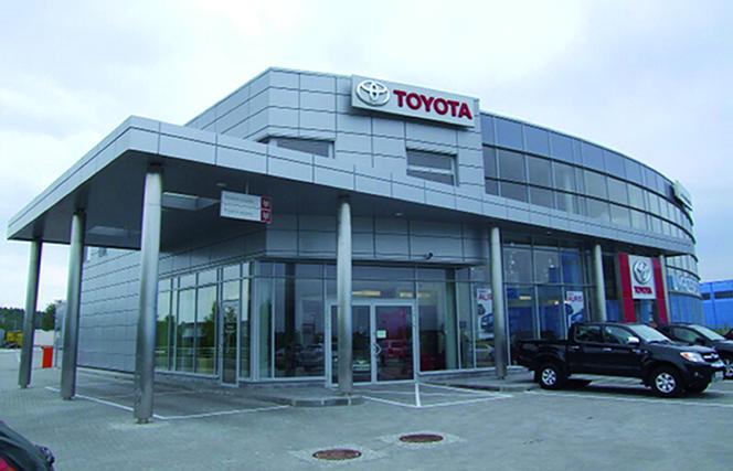 Salon i serwis samochodowy Toyota, Wałbrzych, ul. Uczniowska