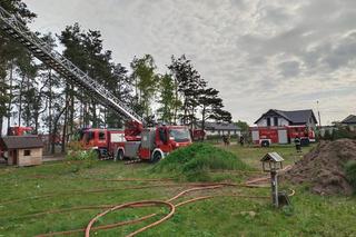 Pożar stolarni pod Nasielskiem