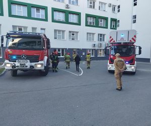 Powiatowe ćwiczenia strażackie w szpitalu wojewódzkim w Siedlcach