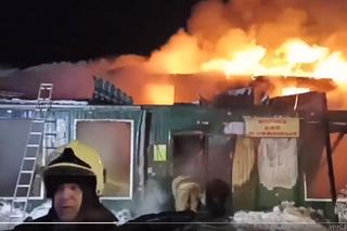 Pożar domu opieki w Kemerowie