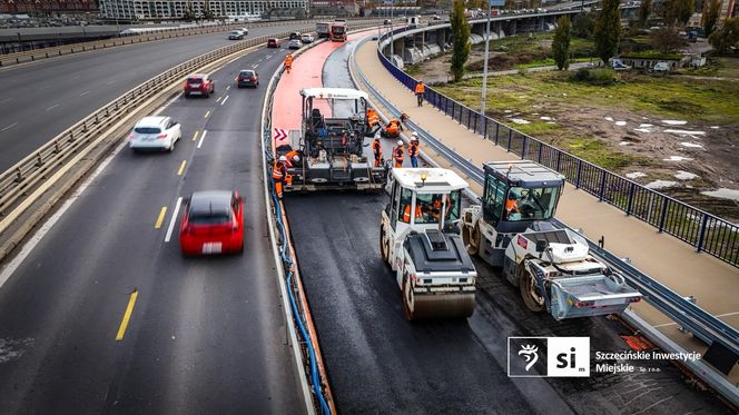 Remont Trasu Zamkowej - listopad 2025