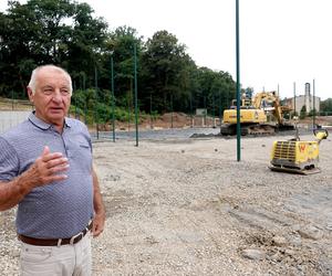 Jest tempo! Jeszcze w tym roku będzie gotowe powiatowe centrum sportu w Marcinkowicach 