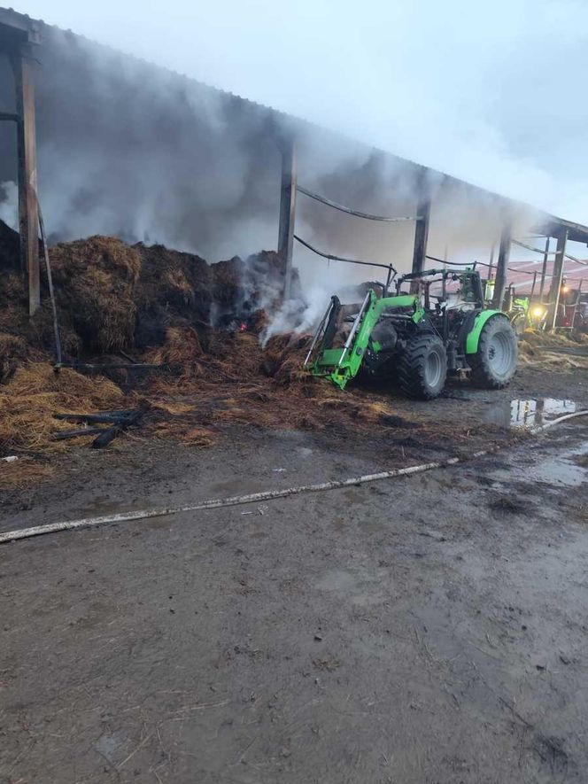 Pożar w Klubie Jeździeckim Facimiech