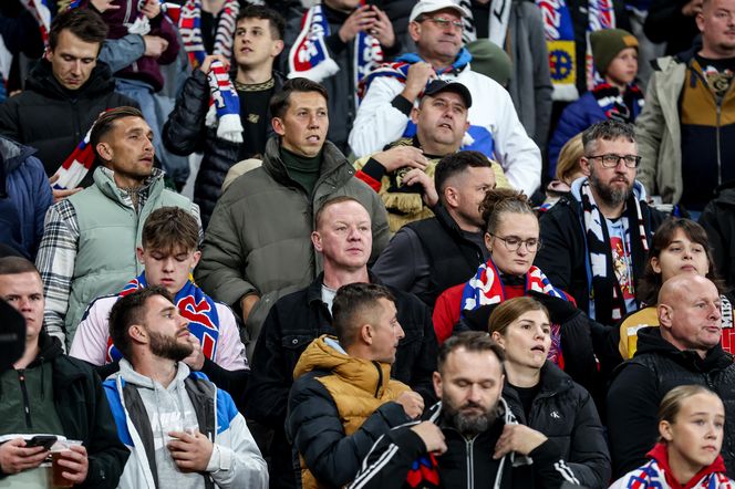 Kibice na meczu Górnik Zabrze - Legia Warszawa