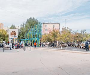 Plac zabaw w Astanie projektu Jakuba Szczęsnego