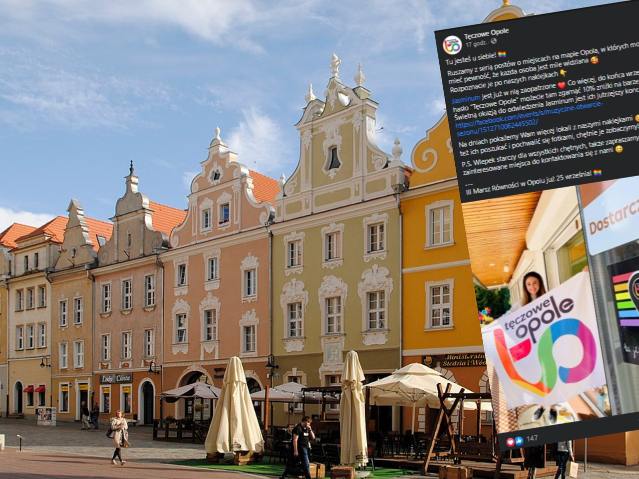 Tajemnicze naklejki zaleją miasto! Wyjaśniamy akcję Tęczowego Opola