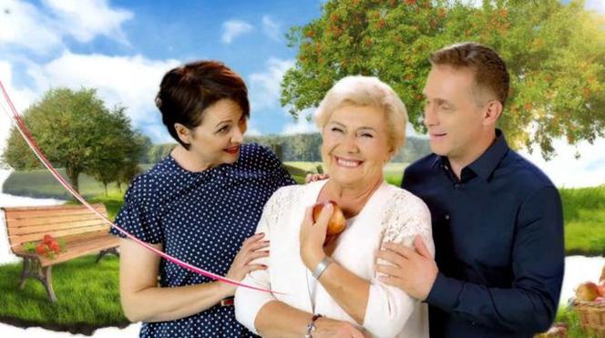 Nowa czołówka M jak miłość 2018. Marysia (Małgorzata Pieńkowska), Barbara (Teresa Lipowska), Artur (Robert Moskwa)