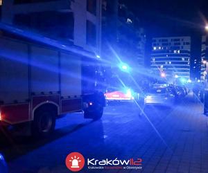 Pożar w jednym z krakowskich budynków. Strażacy interweniowali na szóstym piętrze