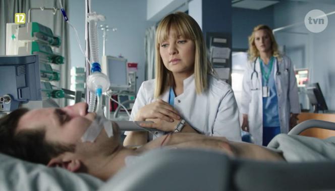 Lekarze 3 sezon odcinek 1 (odc. 27). Sylwia (Katarzyna Bujakiewicz), Daniel Orda (Wojciech Zieliński)