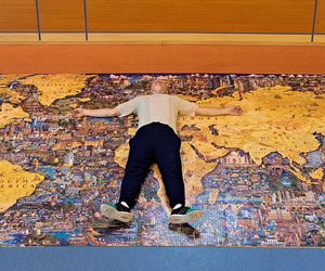 Niezwykła wystawa. Wielkopolanin złożył największe puzzle świata