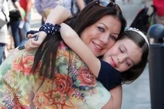 Alicja Węgorzewska z córką Amelią