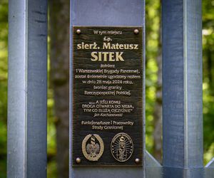 1. rocznica śmierci śp. sierżanta Mateusza Sitka