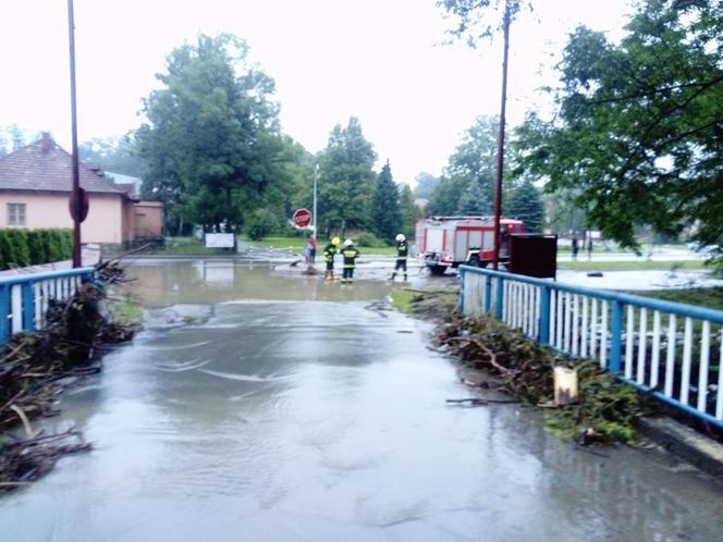 Powódź w Małopolsce, OSP Pogorzany w akcji