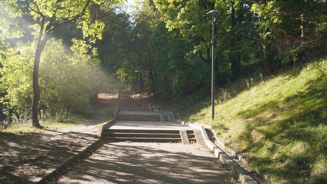 Ta uliczka w Olsztynie zachwyca o każdej porze roku. Zobacz, jak prezentuje się jesienią [ZDJĘCIA]