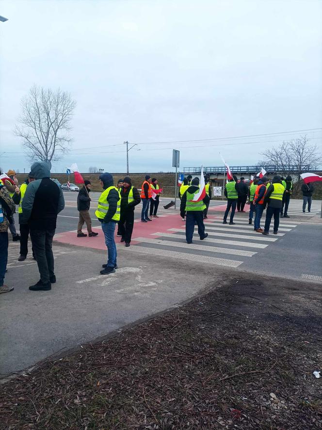Protest rolników i sadowników z Sandomierza